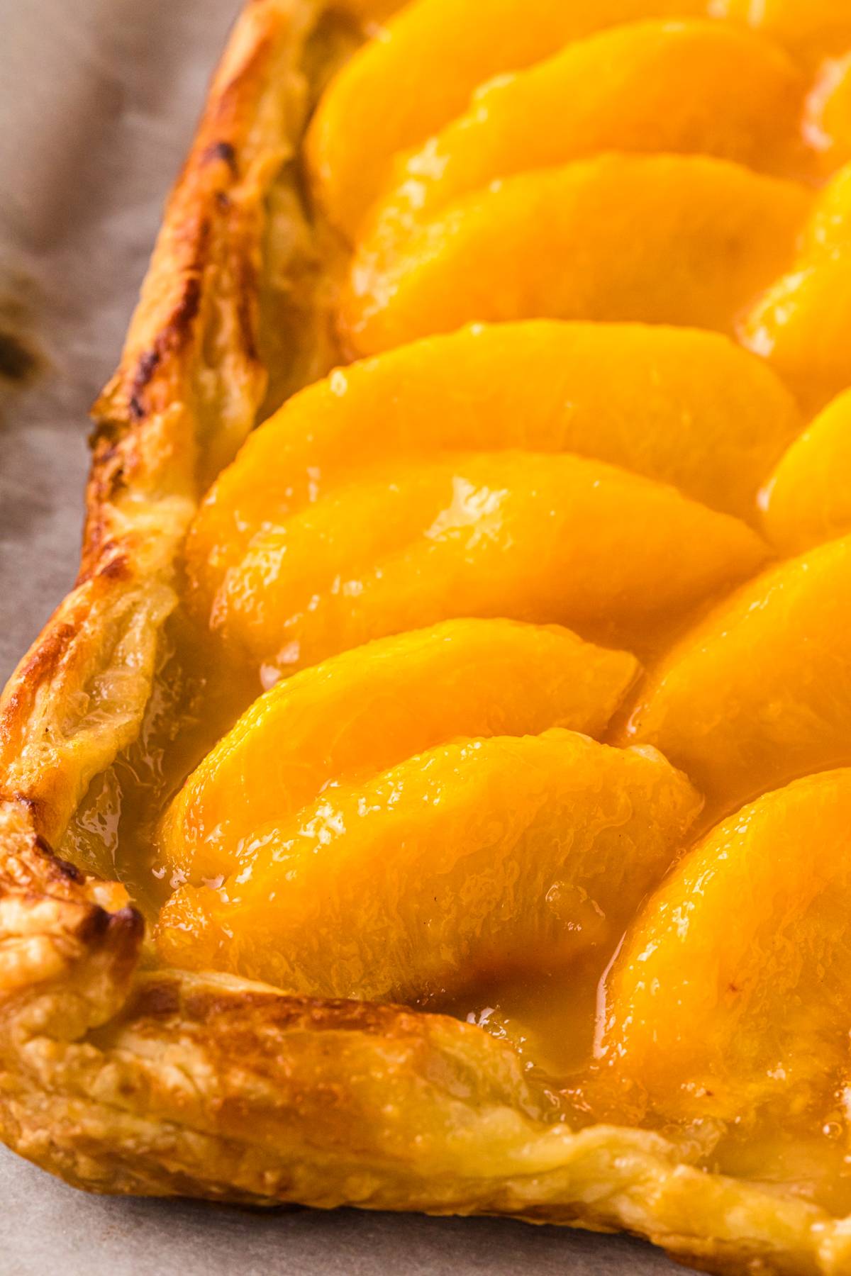 Simple Peach Tart