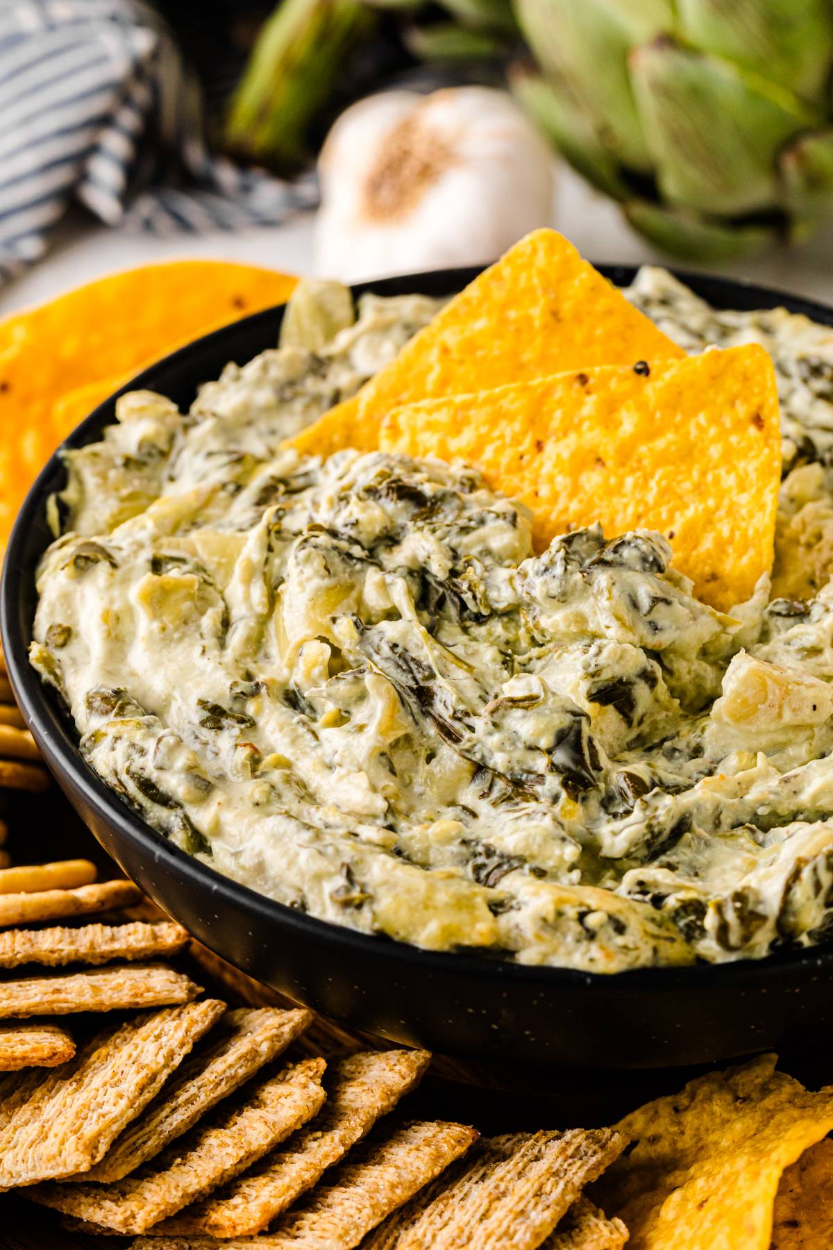Crock Pot Spinach Artichoke Dip