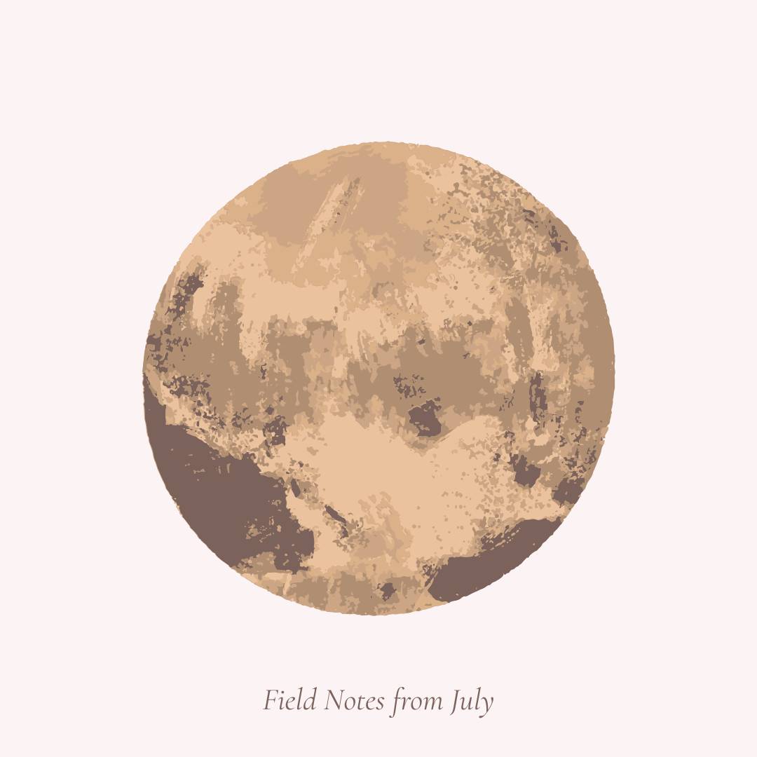 An illustration of Pluto against a pale pink background