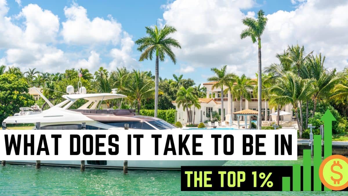 What Does It Take to Be in the Top 1% (with Yacht in the background)