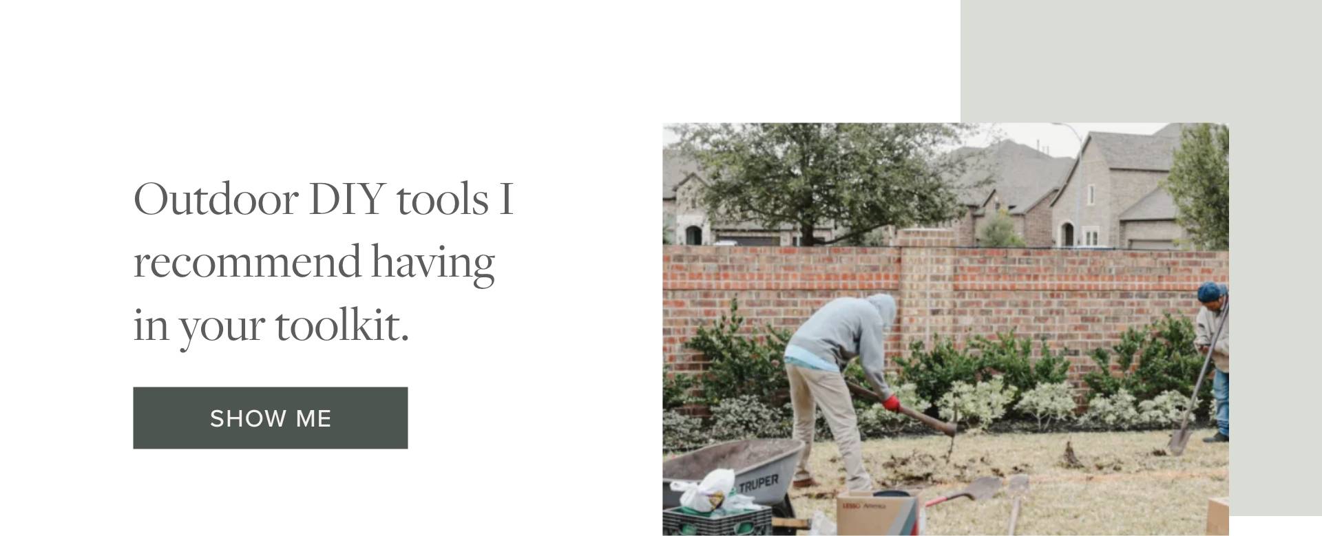 Outdoor DIY Tools