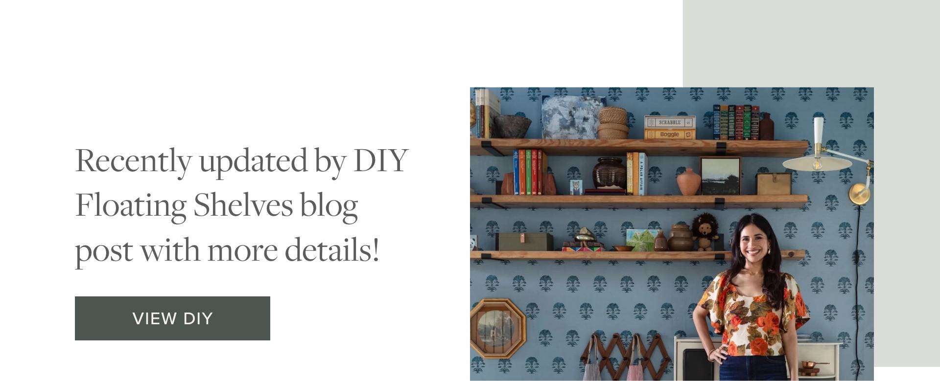 DIY Floating Shelves