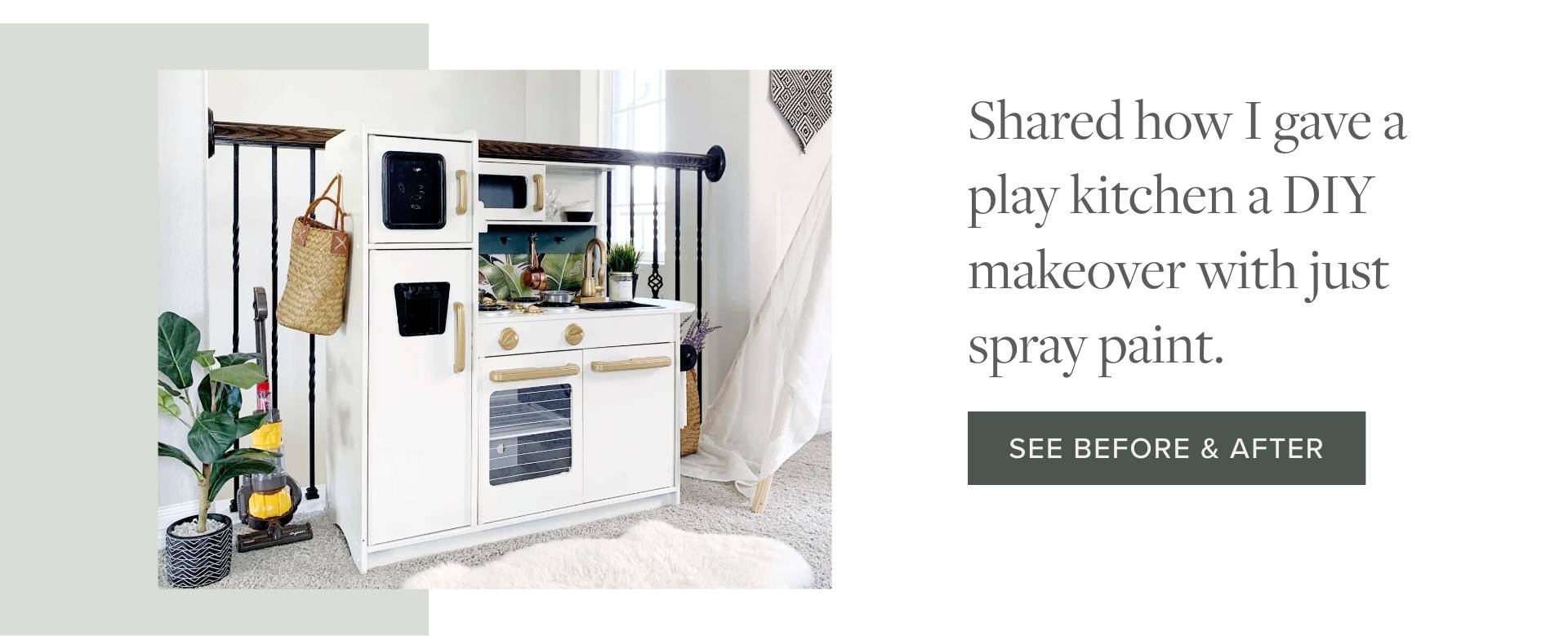 DIY Kids Kitchen Play Set