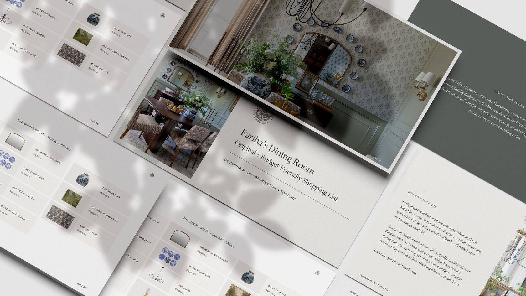 Fariha's Dining Room Shopping List