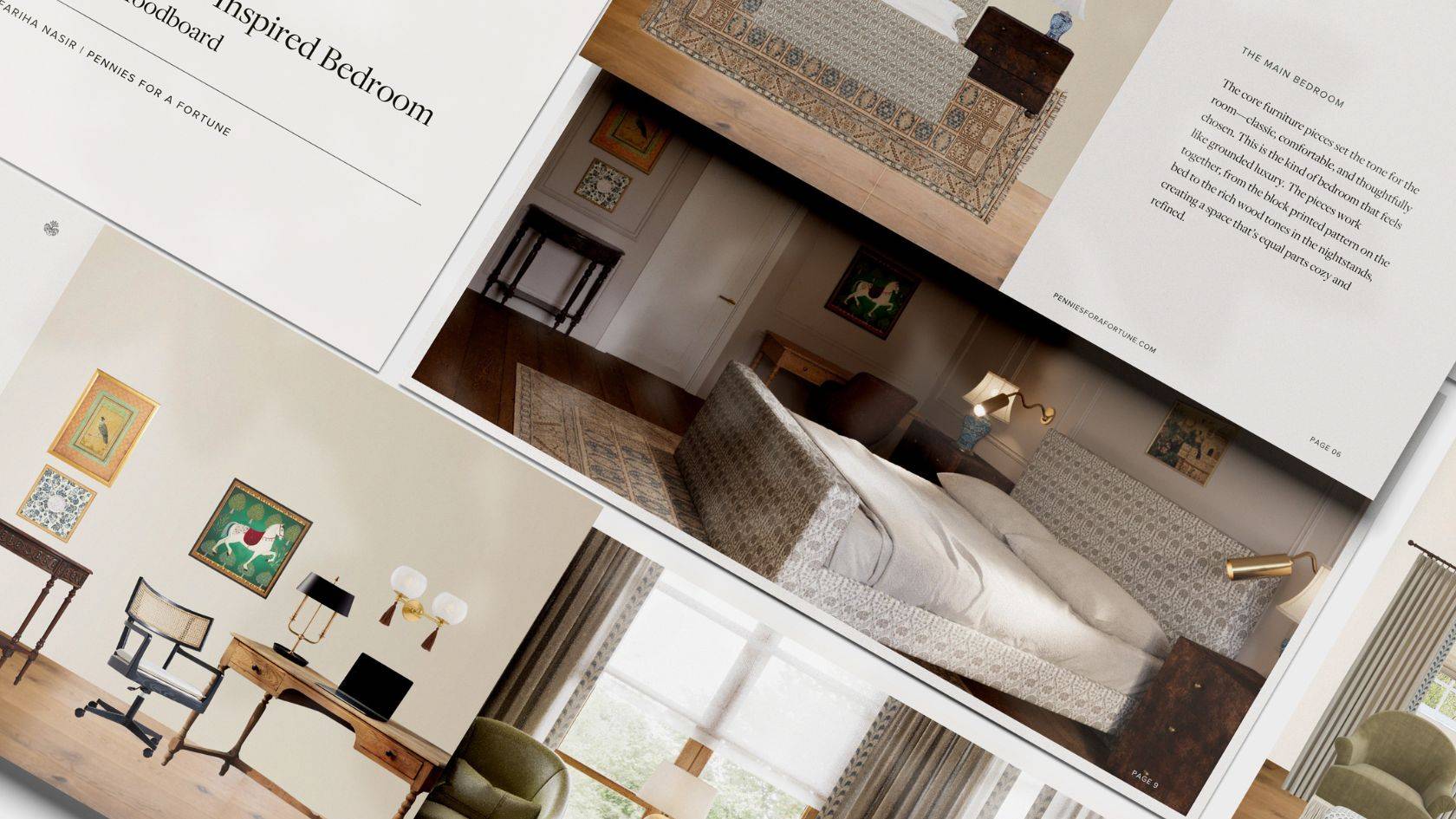 Heirloom-Inspired Bedroom by Fariha Nasir