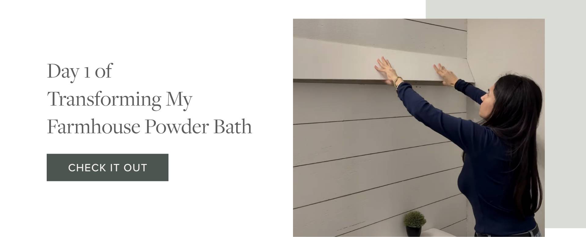 Farmhouse Powder Bath Part 1