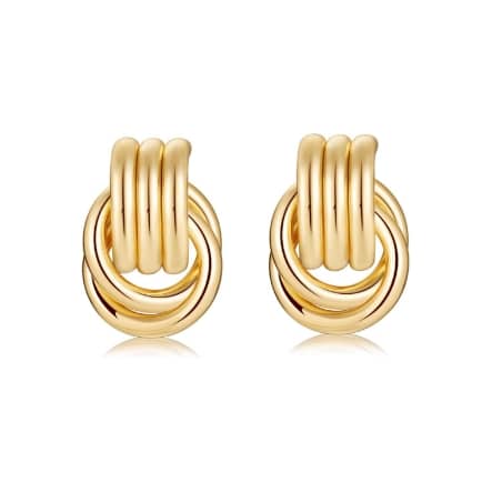 Gold Knot Earrings