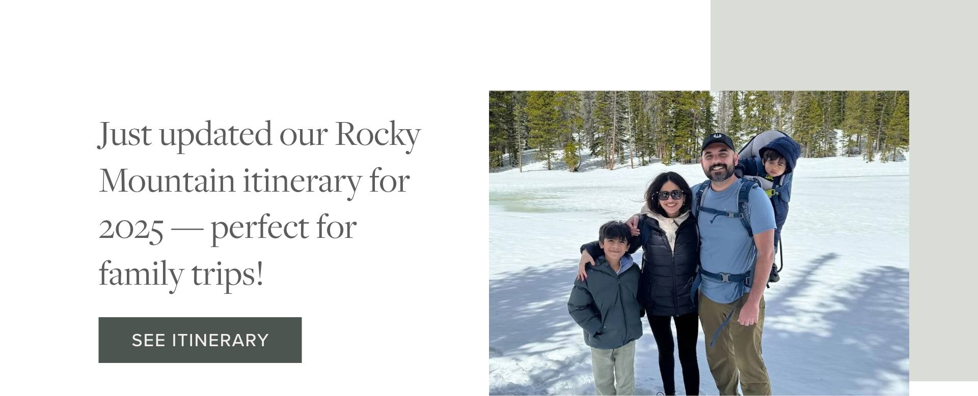 Rocky Mountains Itinerary