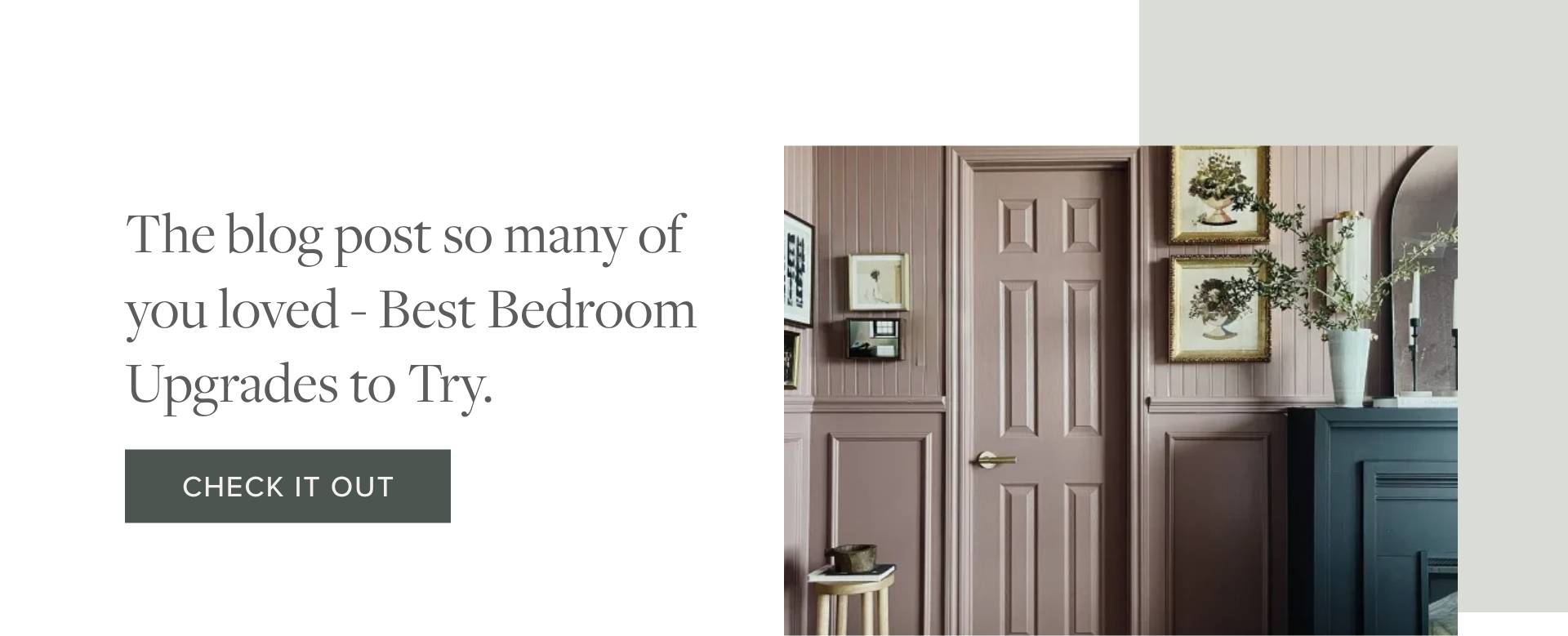 Bedroom Upgrade Ideas