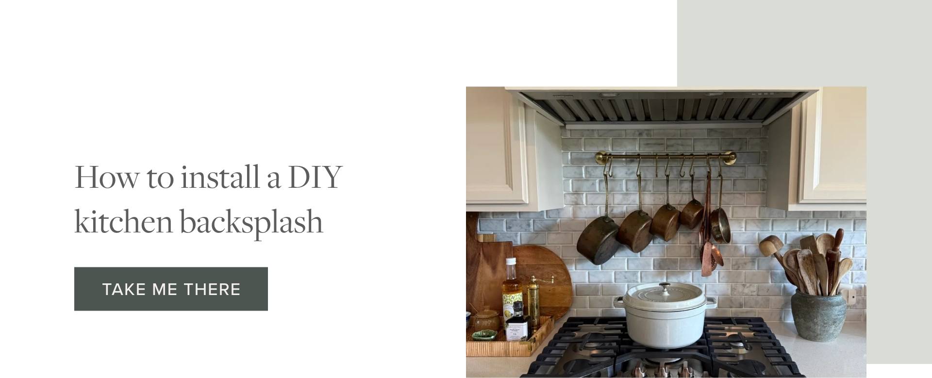 DIY Kitchen Backsplash