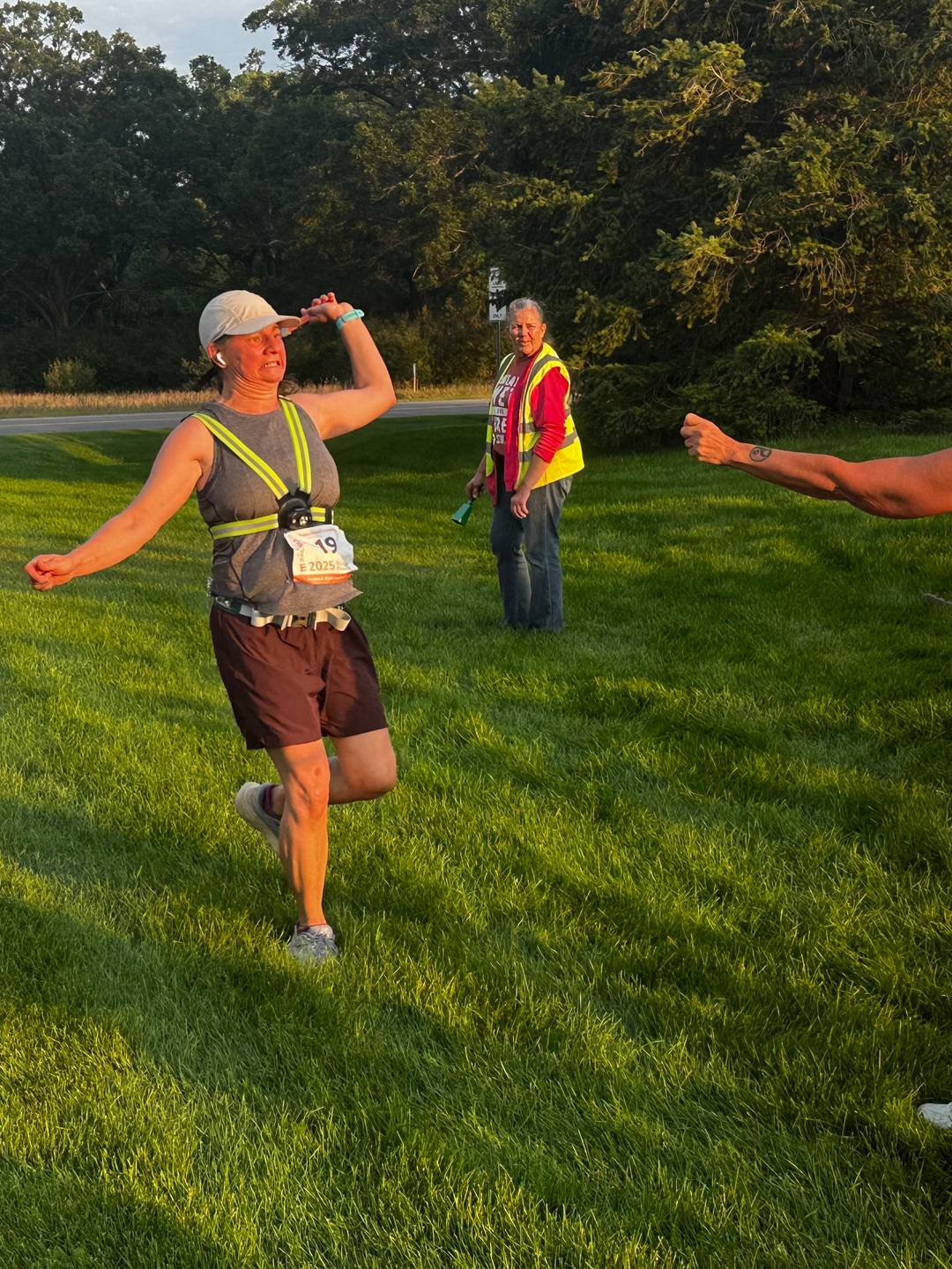 Me at the end of leg 2. I was coming in HOT!