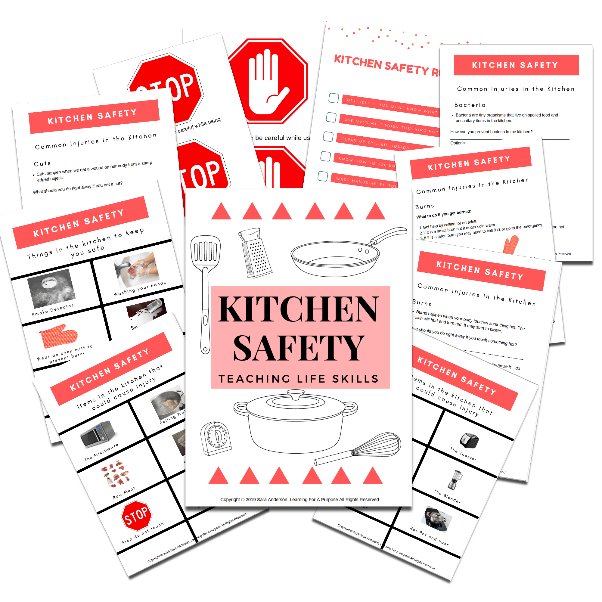 Kitchen Safety Posters Printable