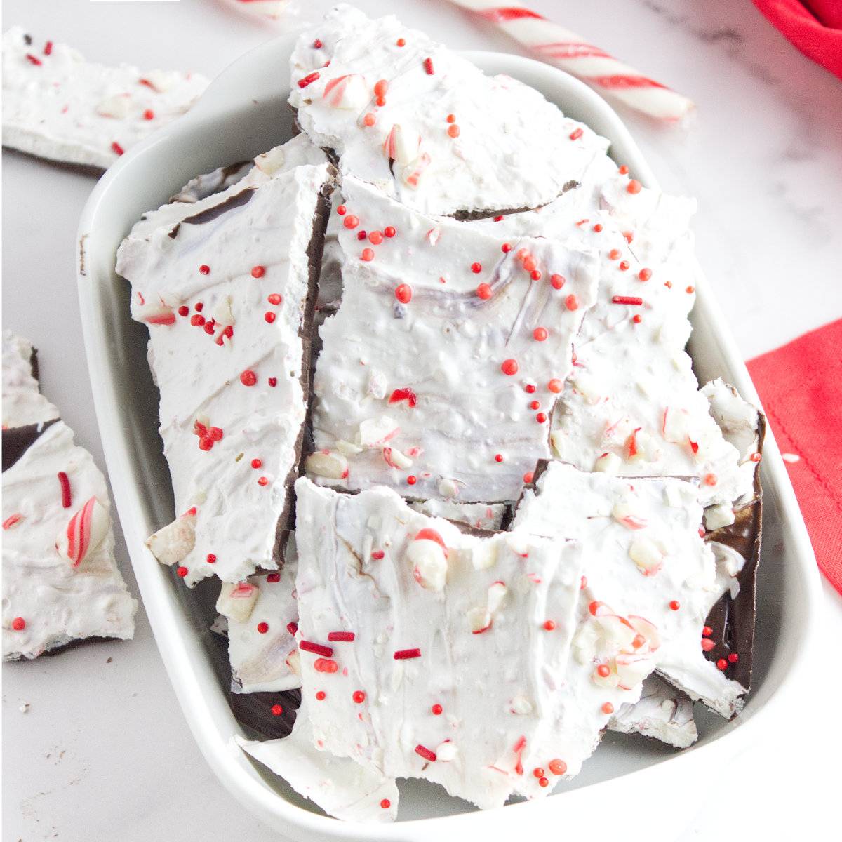 White Chocolate Peppermint Bark