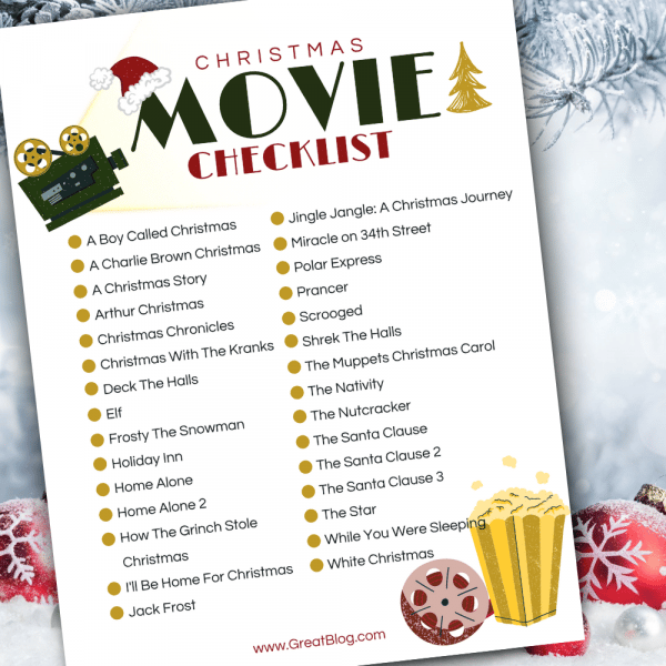 Christmas Movie List