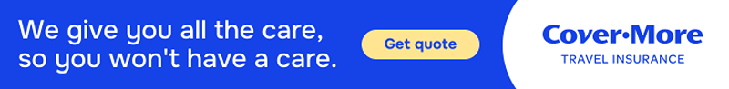 Cover More banner ad
