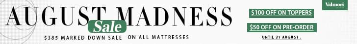 Banner ad Valmori Matresses