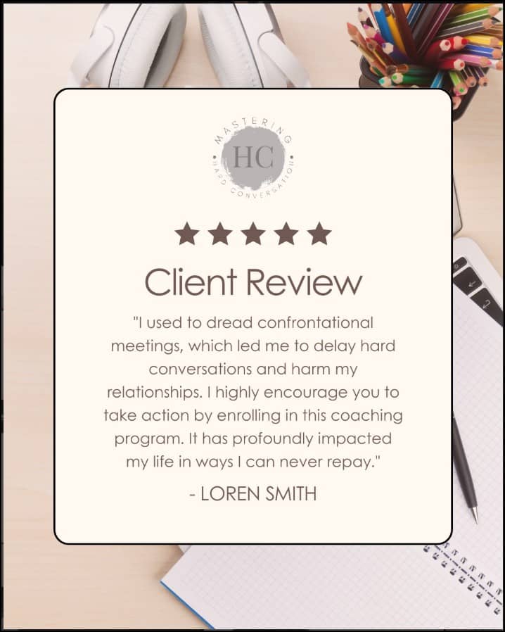 From avoiding hard conversations ? handling them with confidence