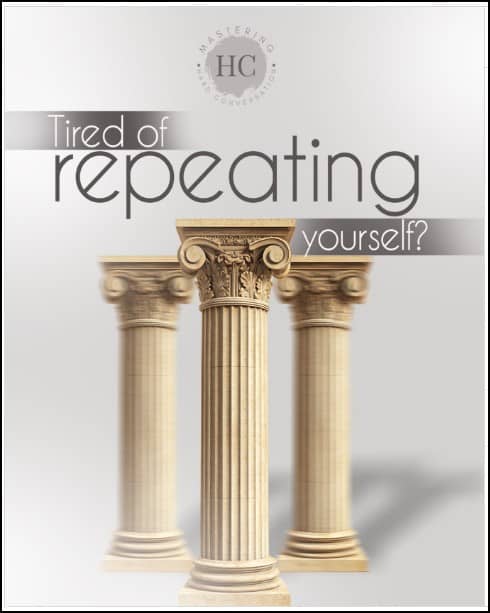 Tired of Repeating Yourself?