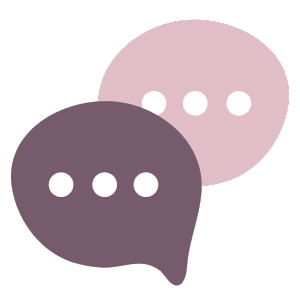 graphic image of a chat bubble