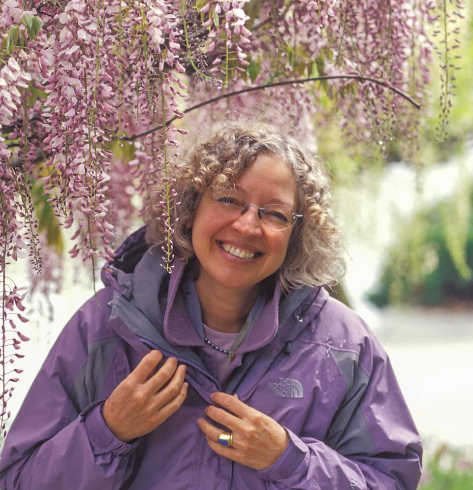 Ruth with Wisteria
