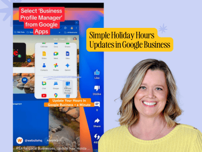 PSA for Local Businesses: Don't Miss This Simple Holiday Prep Step – Update your profile in under a minute! ?