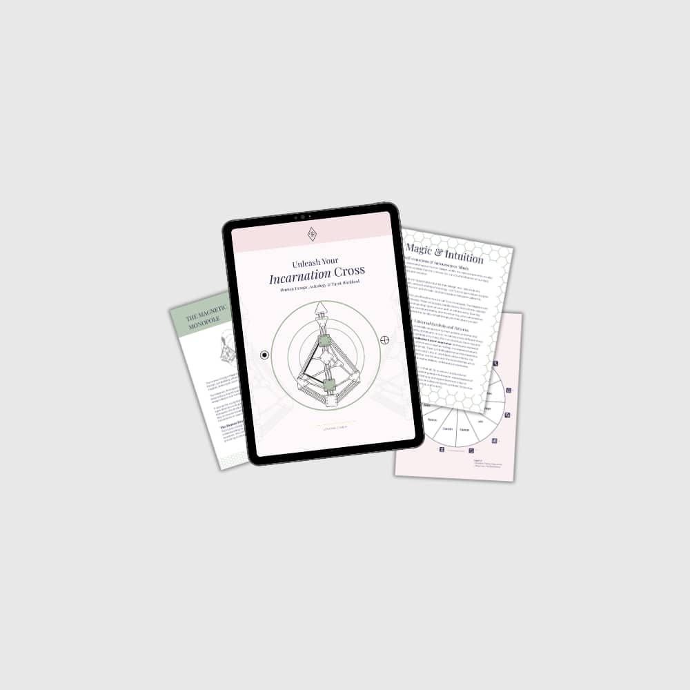 Unleash Your Incarnation Cross Human Design, Astrology & Tarot Workbook