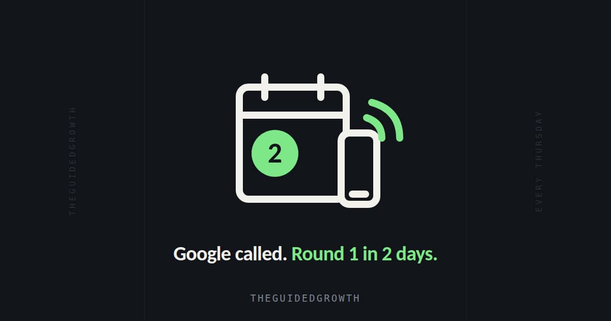 Google Recruiter Called. Interview in 2 days...