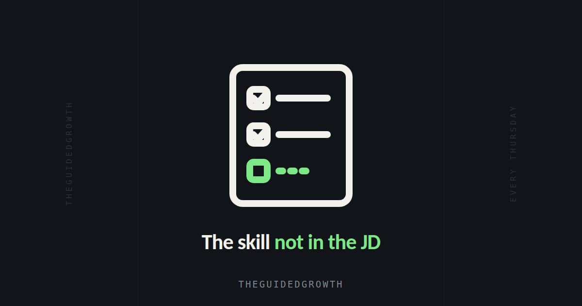 The skill I test for that's not in any job description