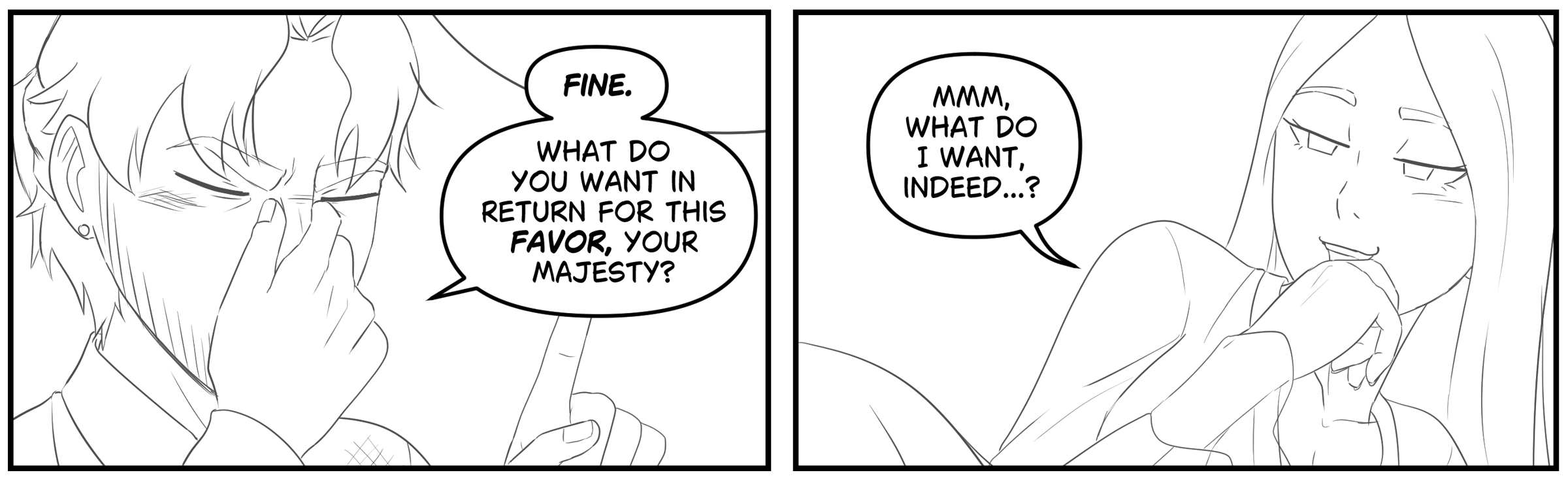 Rennen and Eva argue