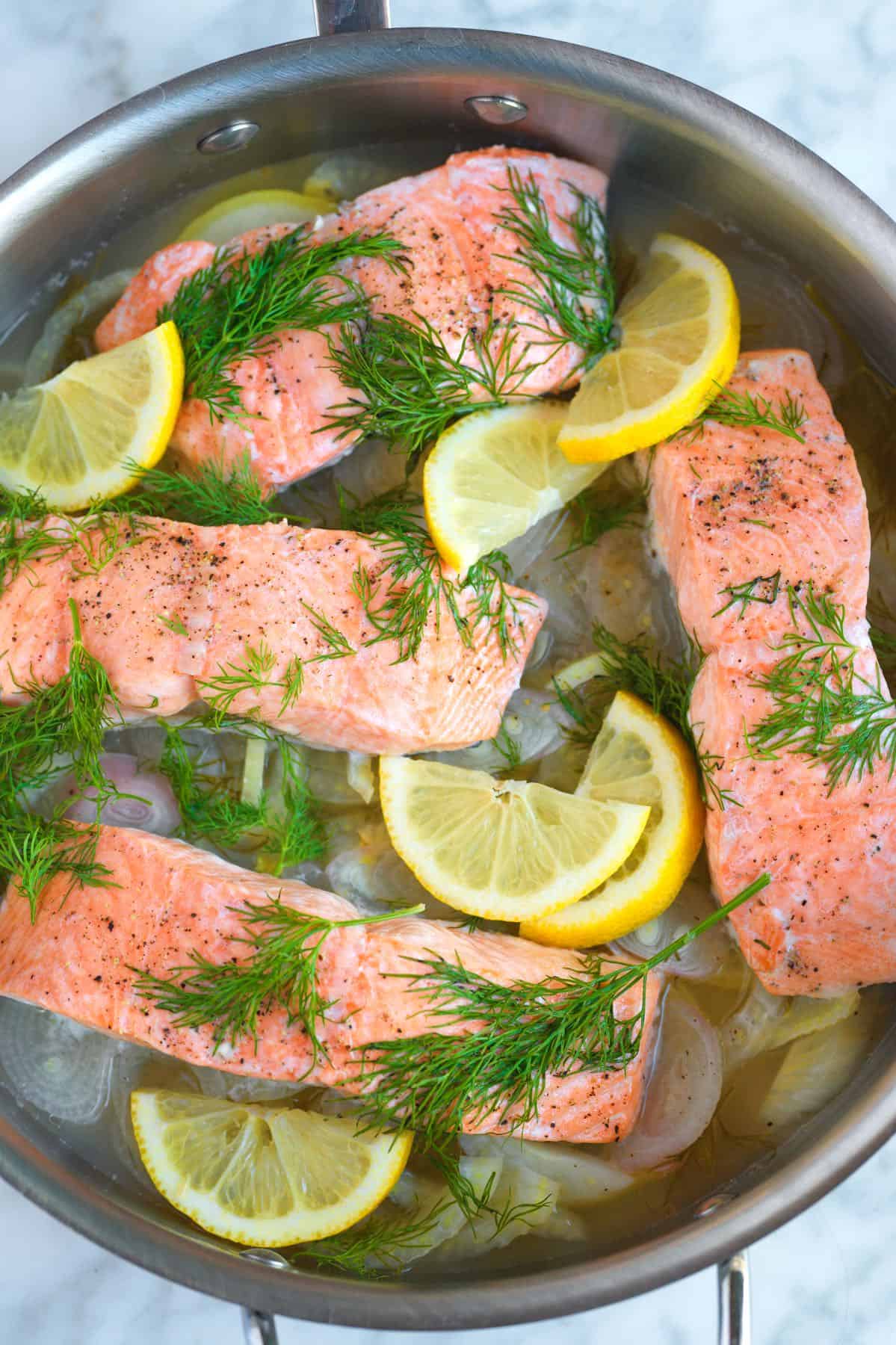 Poached Salmon