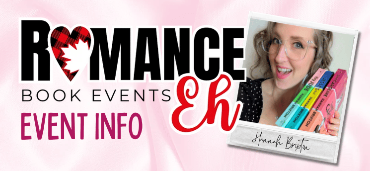 Hannah Brixton will be signing at Romance Eh in Edmonton, AB, Canada Oct 3rd!