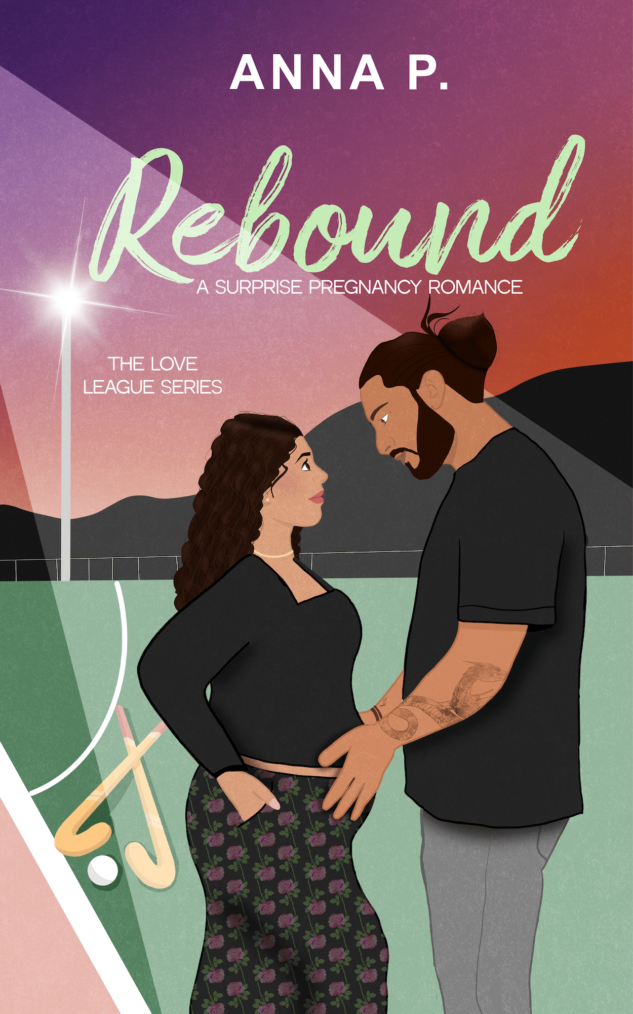[cover of Rebound: A Surprise Pregnancy Romance by Anna P.]