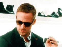 Ryan Gosling "excuse me" - gif image