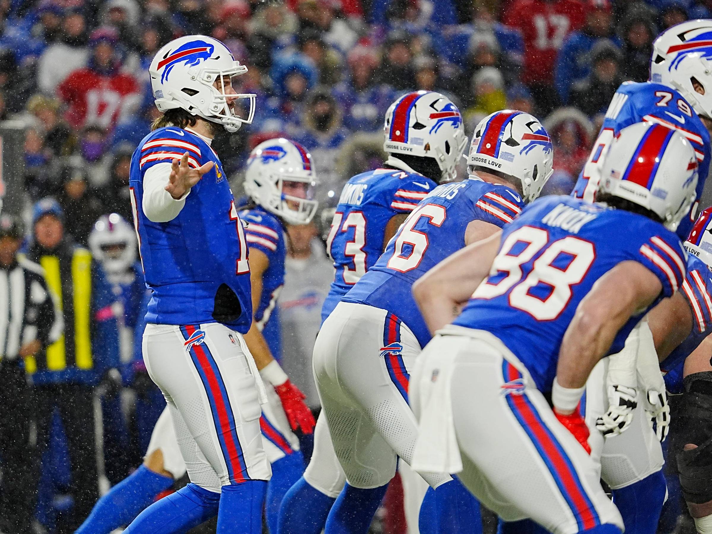 © Tina MacIntyre-Yee/Democrat and Chronicle / USA TODAY NETWORK via Imagn Images - Buffalo Bills