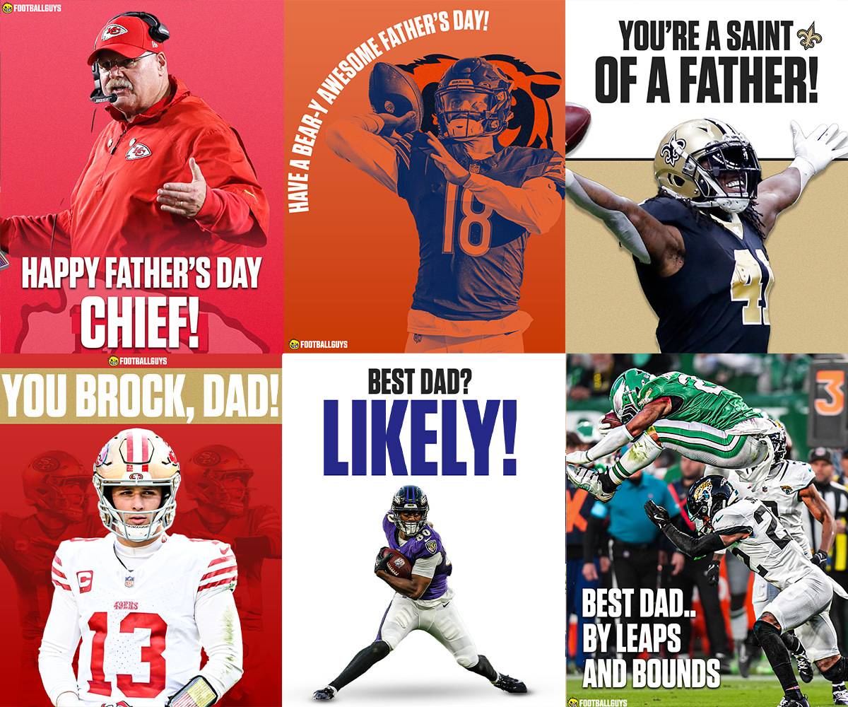 Crush Father's Day With A Footballguys Fathers Day Card