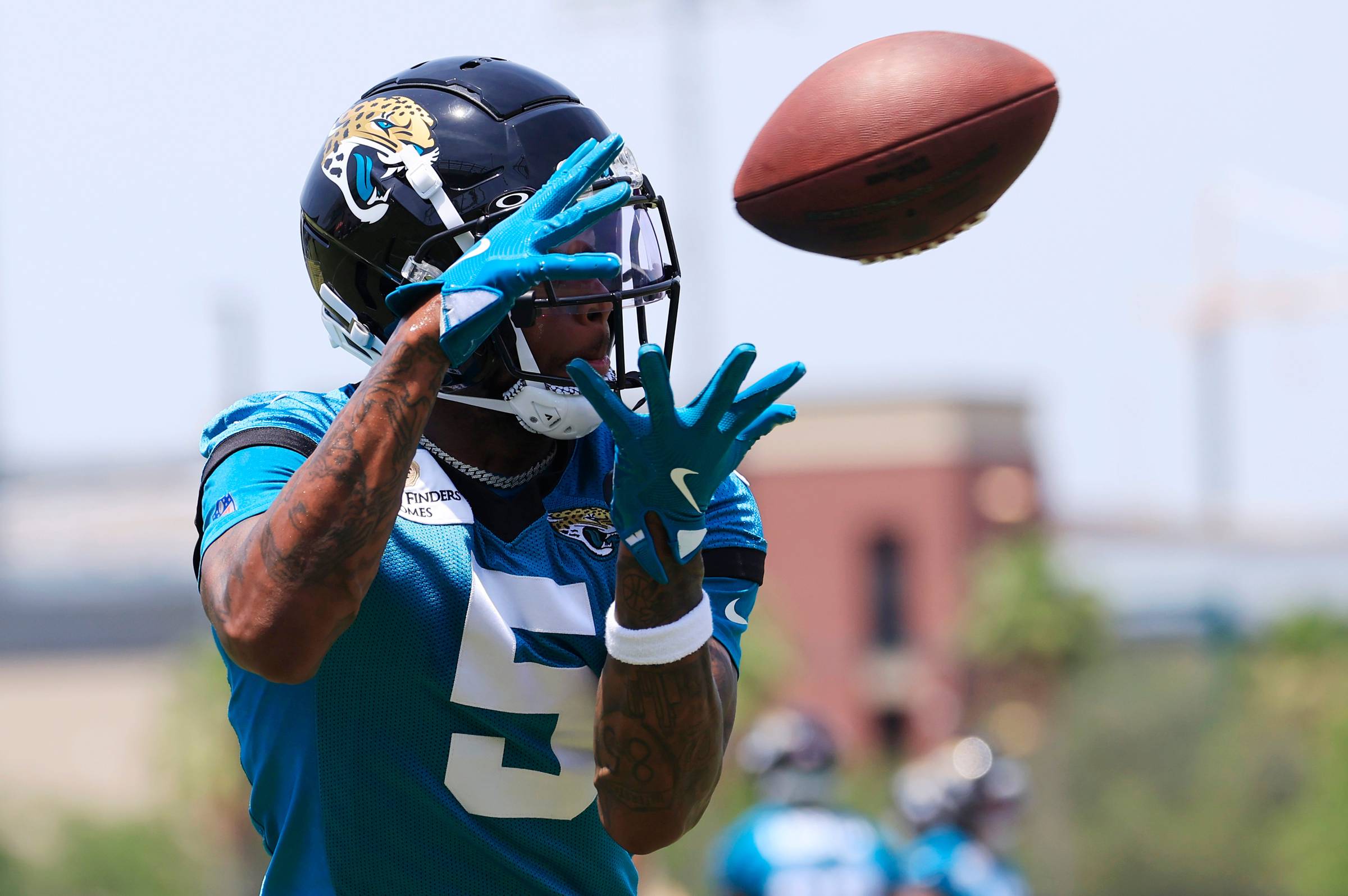 © Corey Perrine/Florida Times-Union / USA TODAY NETWOR K via Imagn Images - Dyami Brown