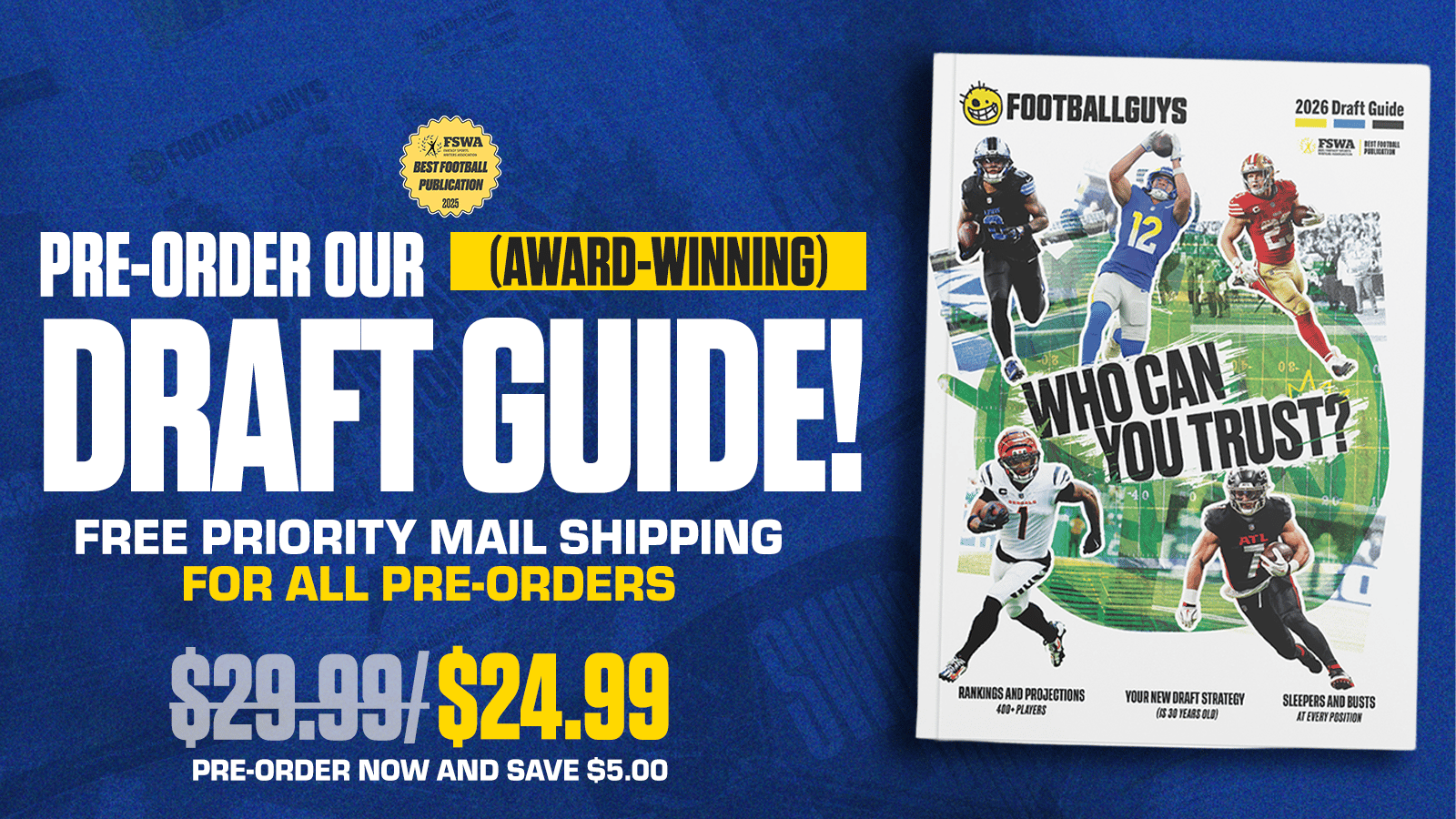 2026 Footballguys Draft Guide