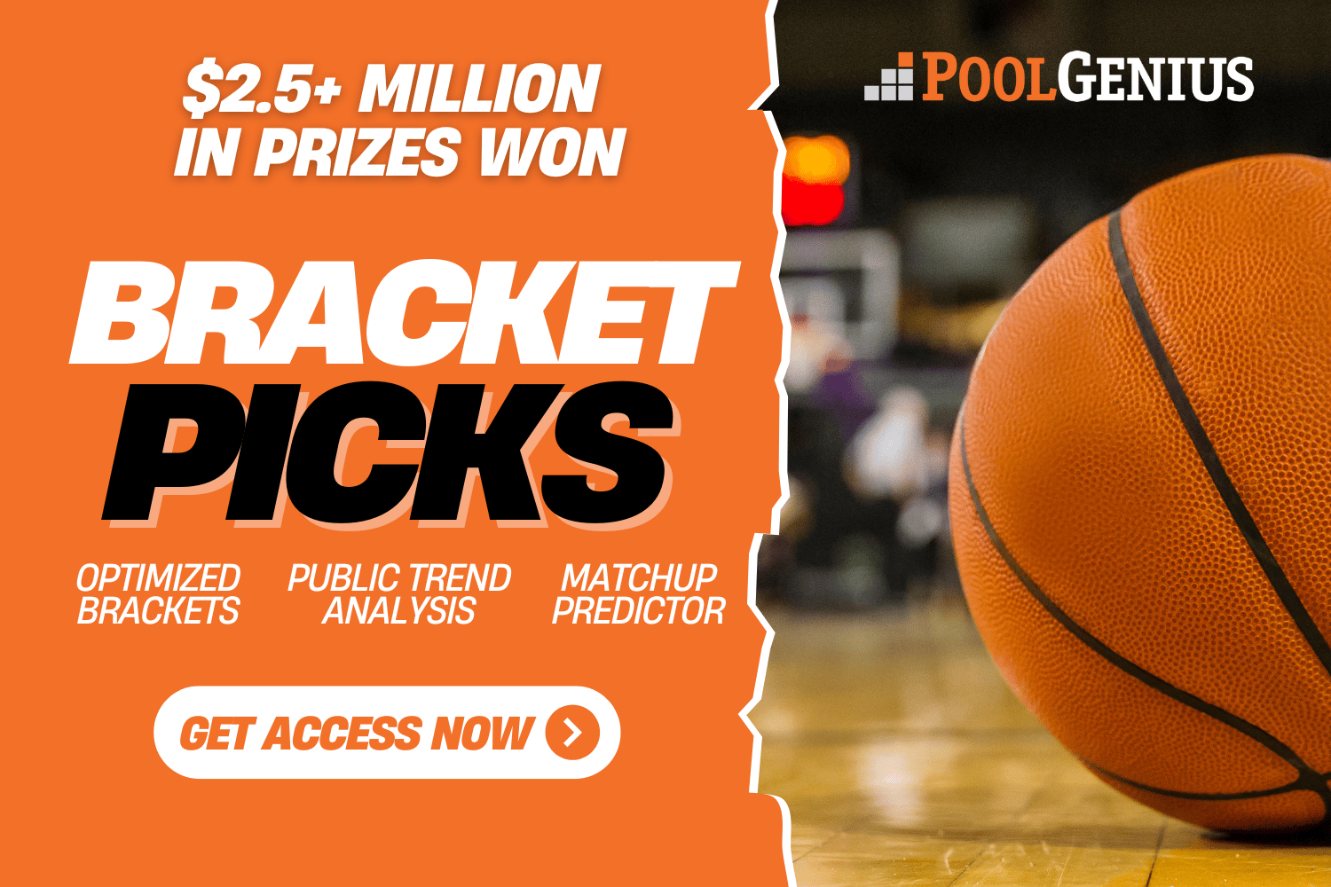 Get Optimized March Madness Brackets From PoolGenius