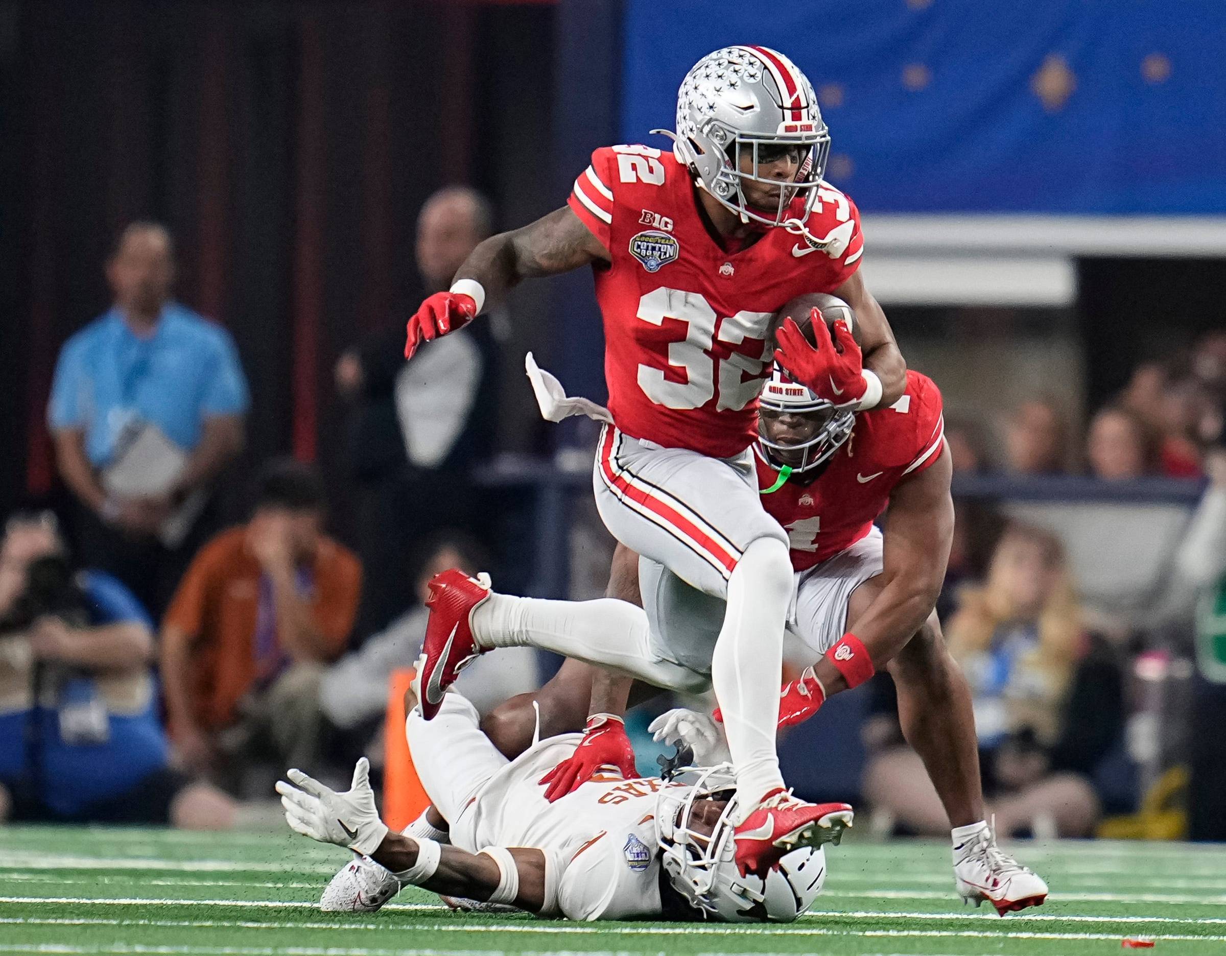 © Adam Cairns/Columbus Dispatch / USA TODAY NETWORK via Imagn Images - TreVeyon Henderson