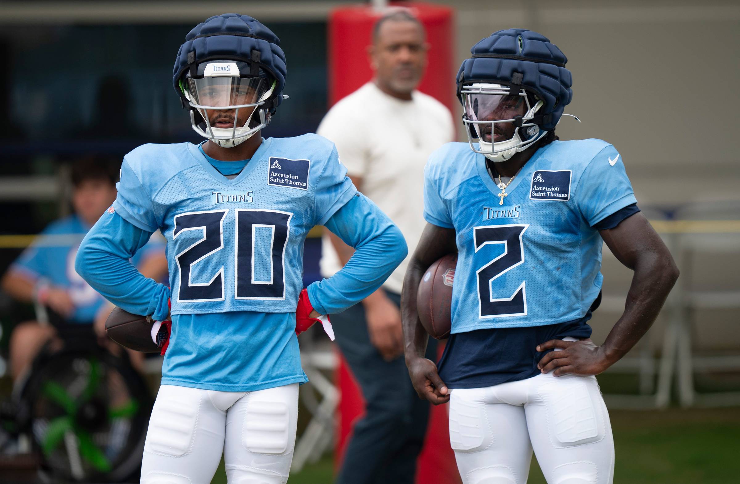 © Denny Simmons / The Tennessean / USA TODAY NETWORK - Tony Pollard and Tyjae Spears