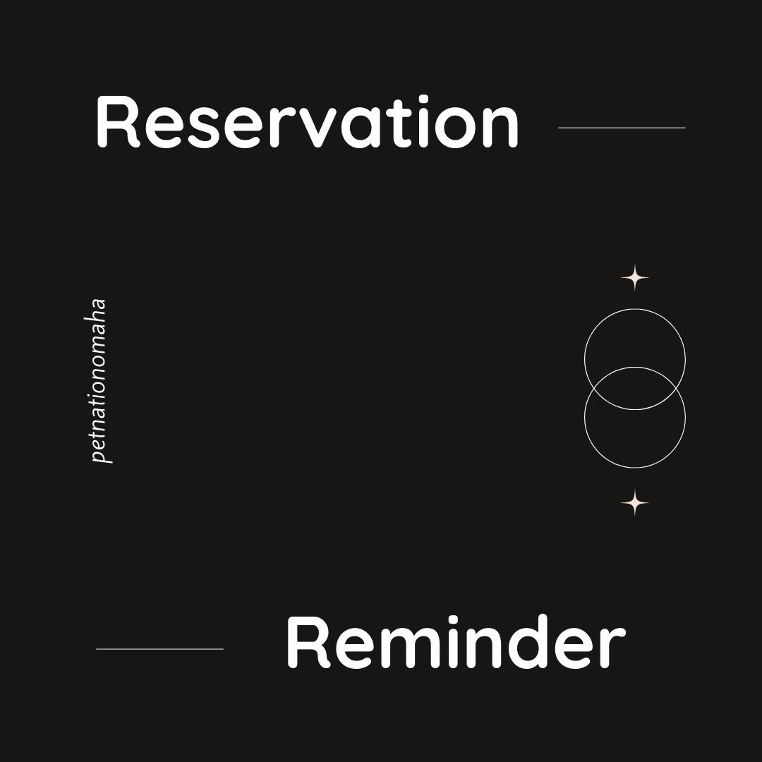 Reservation reminder