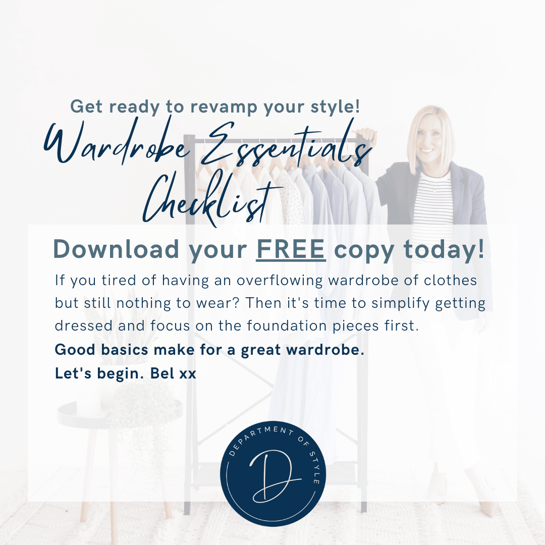 Free Wardrobe Essentials Checklist