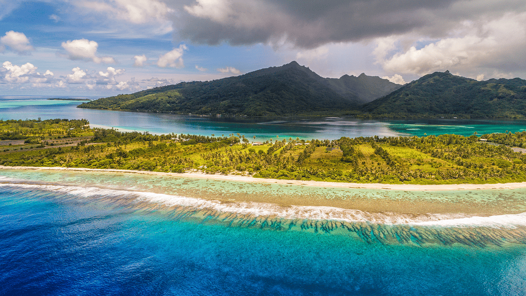 Aerial View of Huahine