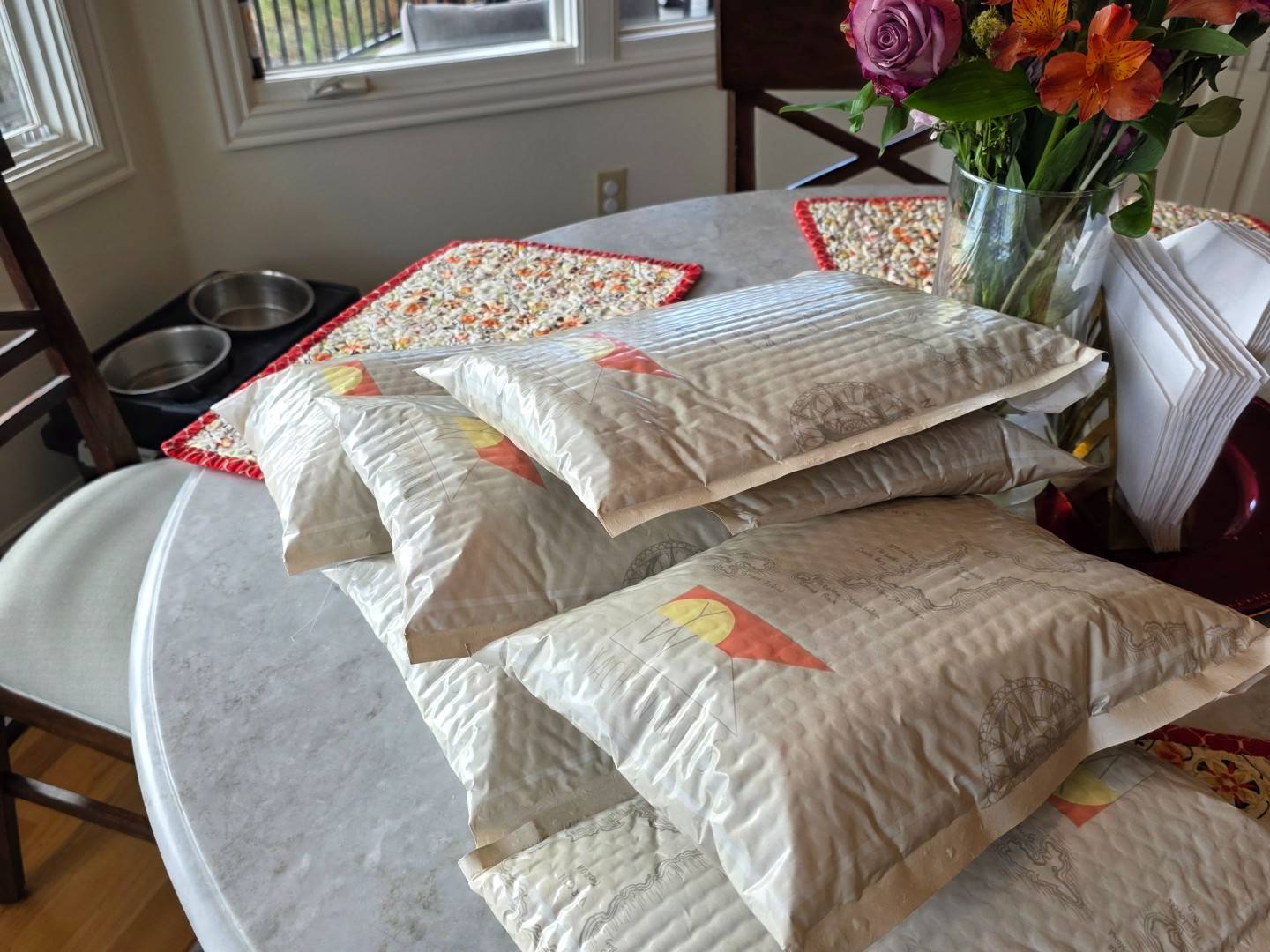 Yacht Warriors packages going out to guests starting their charters this month