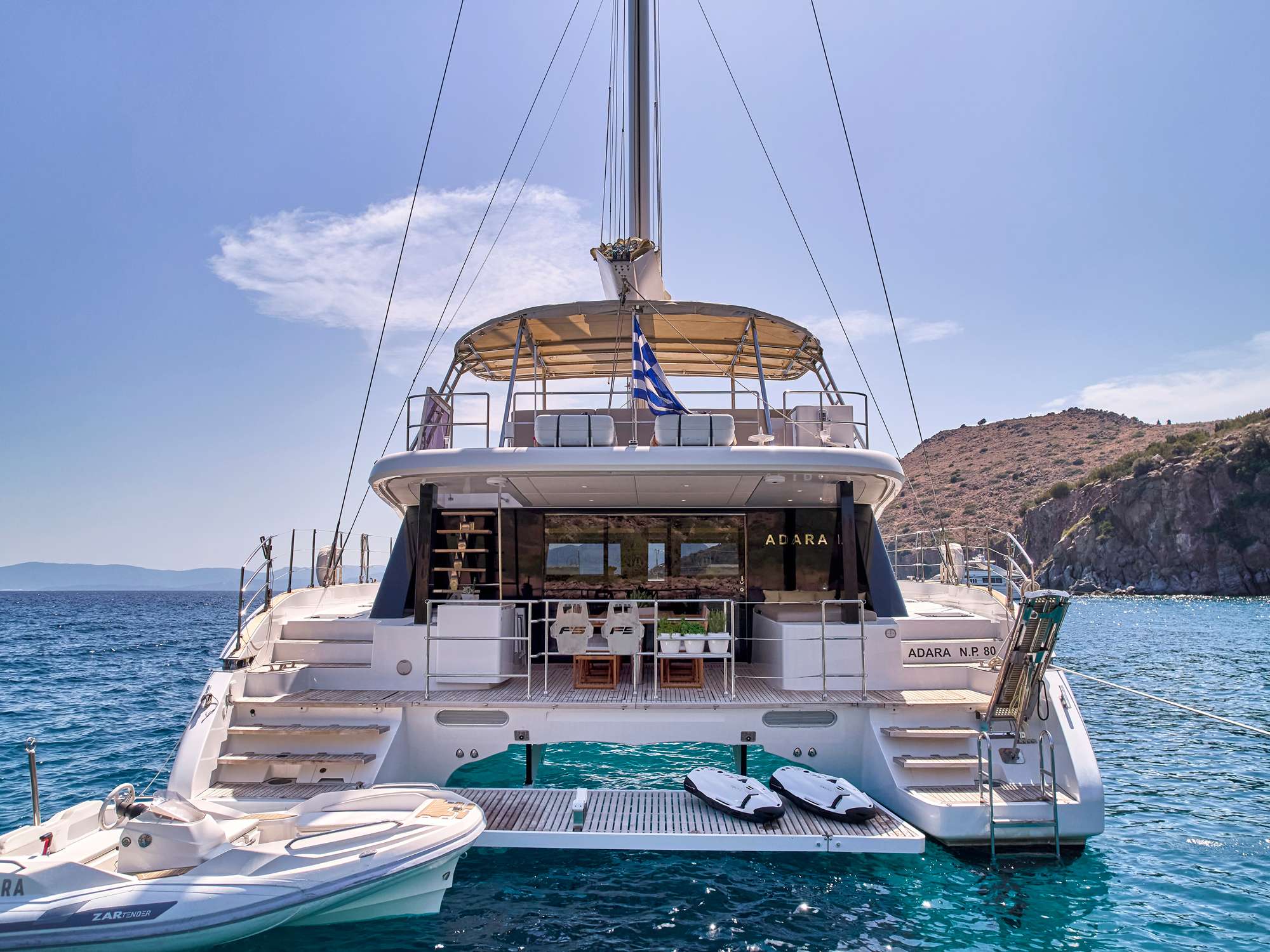 Adara, a stunning Sunreef 50