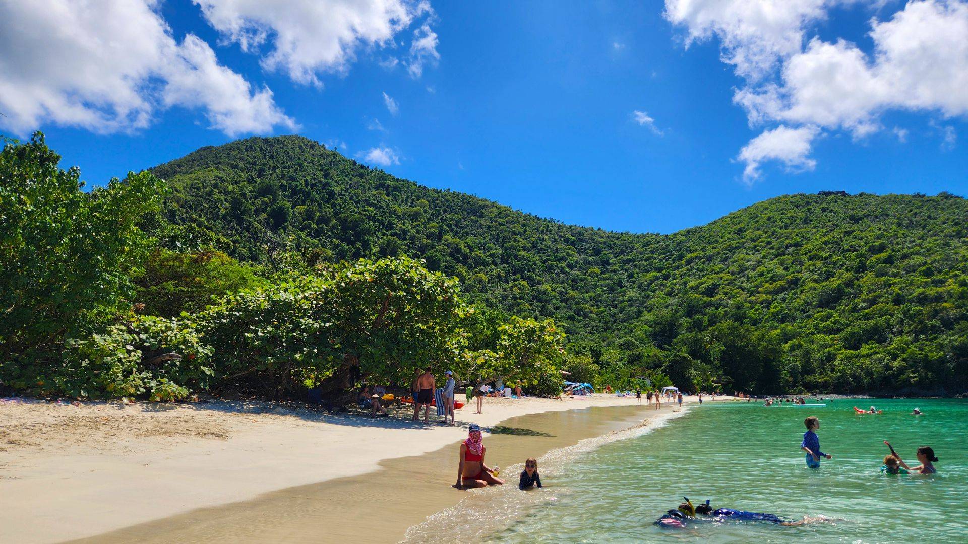 Another angle at Maho Bay Beach