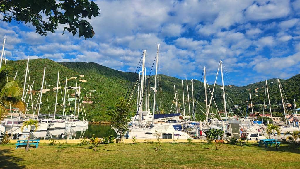 The Nanny Cay Hotel, located steps from the docks