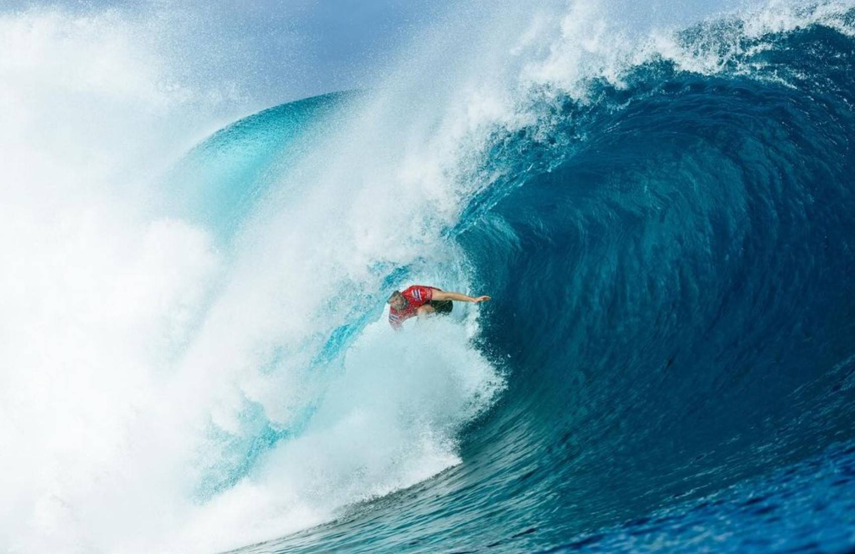 John John Florence took 2nd Place at Teahupo'o this past May