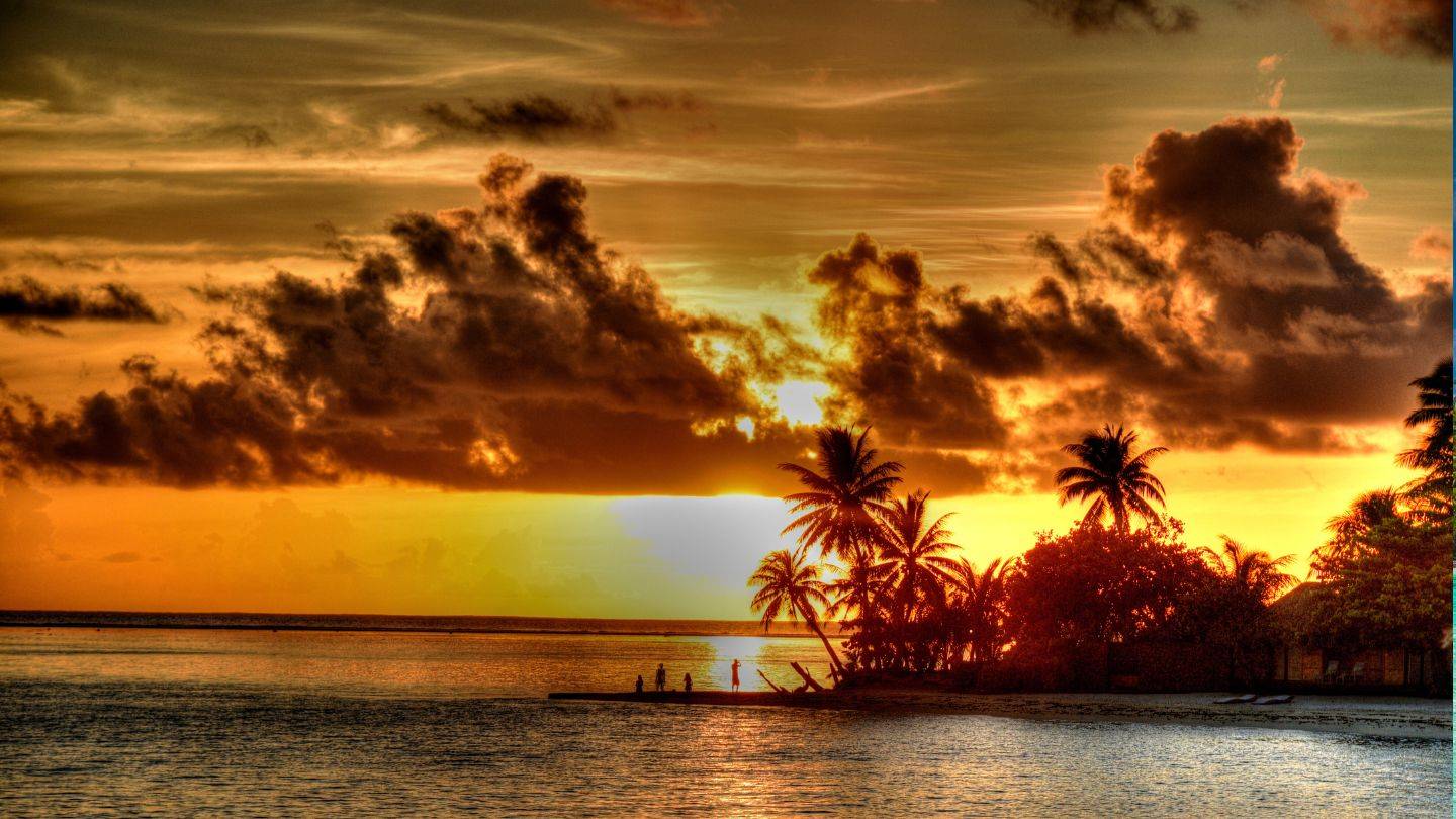 Epic sunsets await, especially if you charter in the rainy season