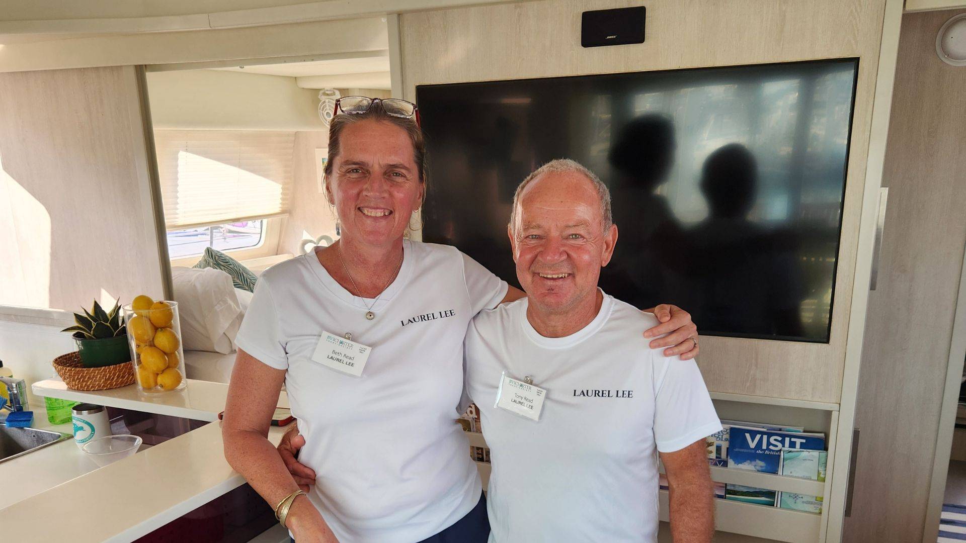 Big shoutout to Beth from the crew of ​Laurel Lee​ who's been a long-time Yacht Warriors reader